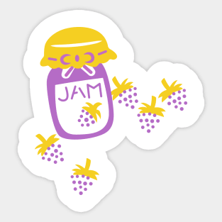 Raspberry Jam symbol Sticker